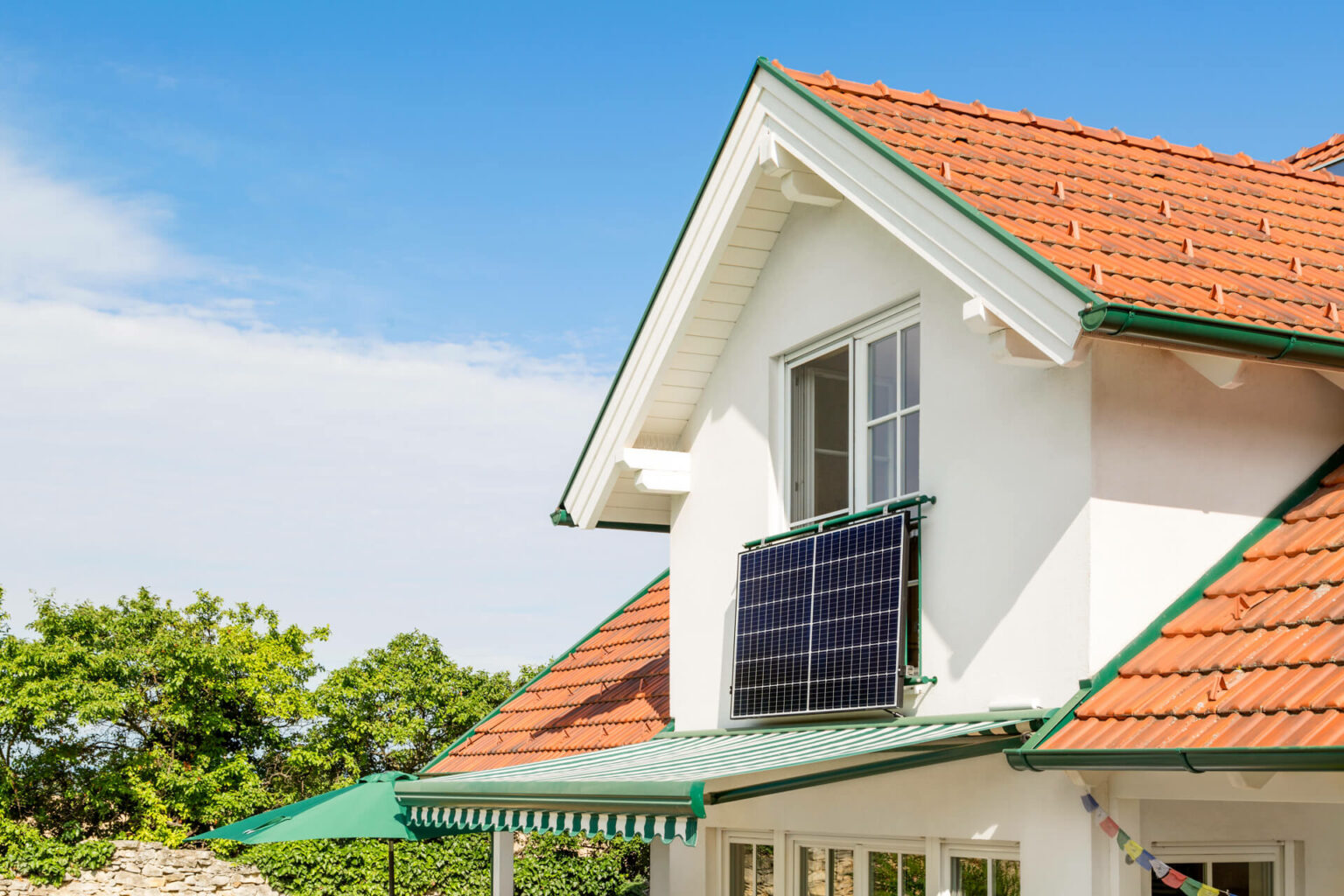 Solarpanel für die Montage amn Balkon – der Solarkraftzwerg